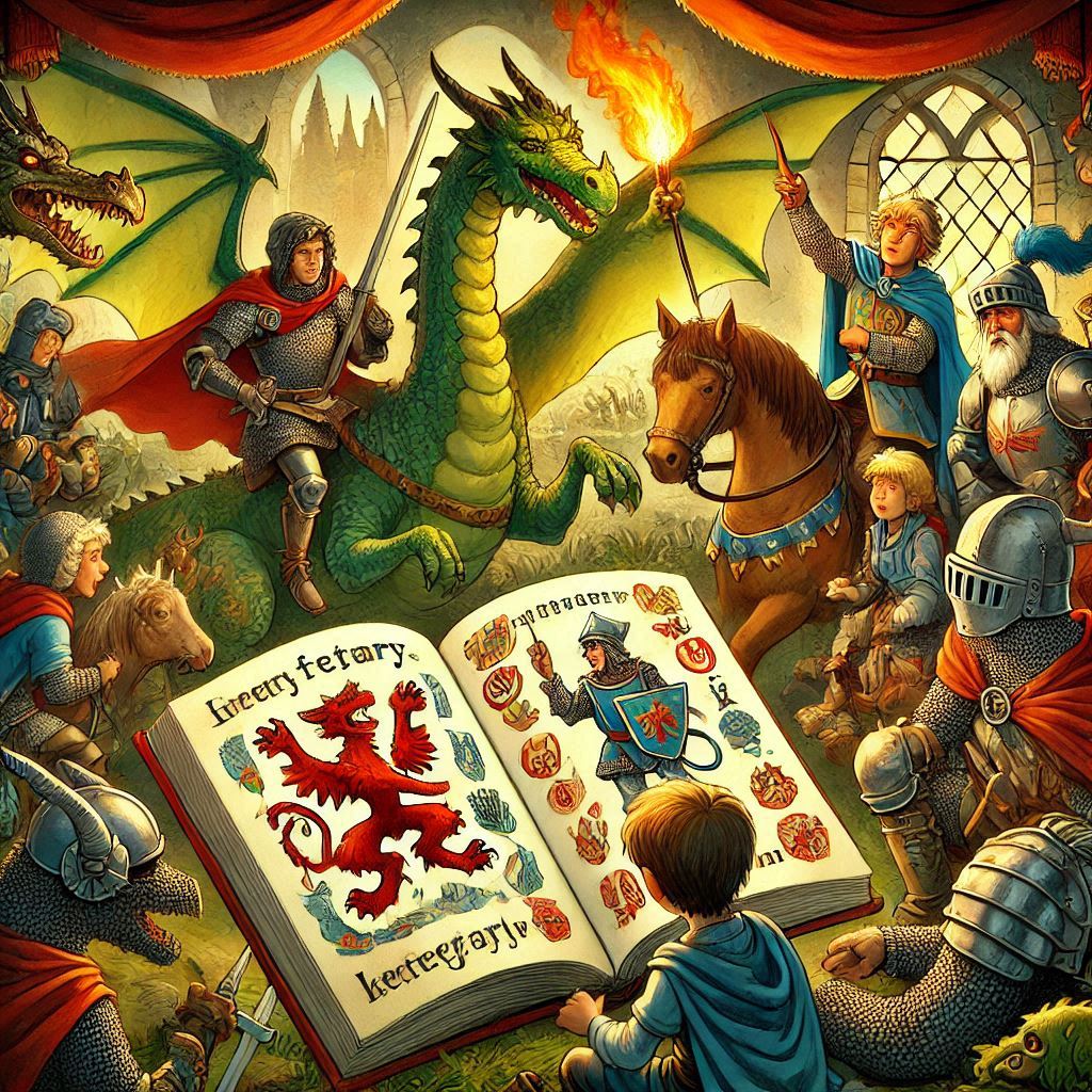 Cuentos sobre dragones y caballeros valientes para niños